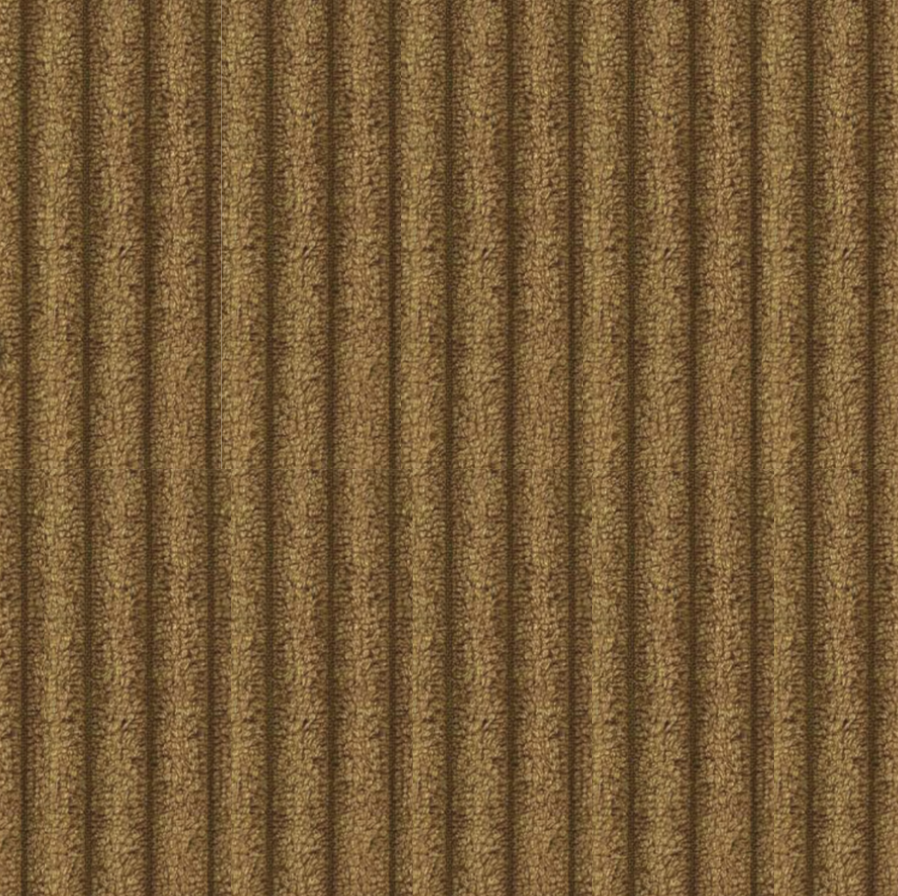 BROWER MOUTARDE - Canapé d'angle en tissus côtelé