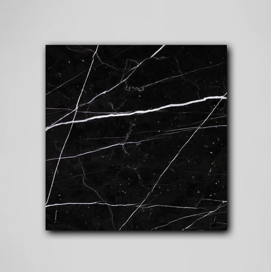MARBRE NOIR - Plateau carré