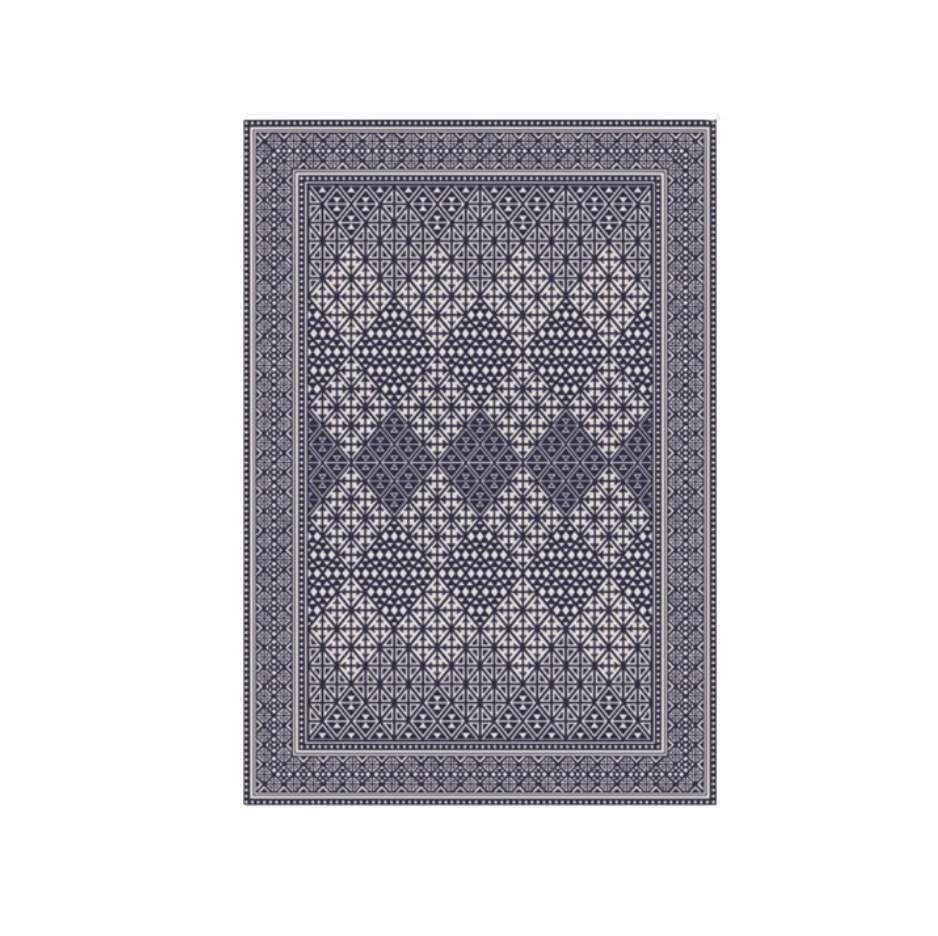 Tapis Triangle Denim