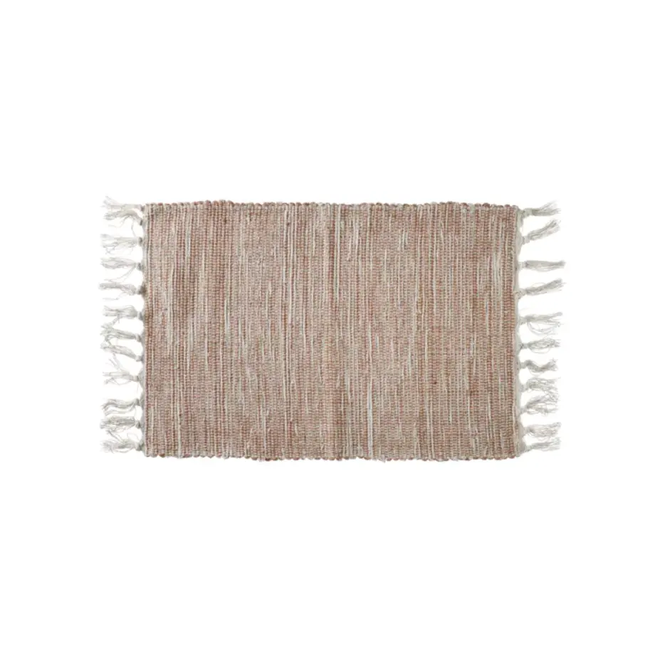 REVERIES - Set de table en coton couleur pêche