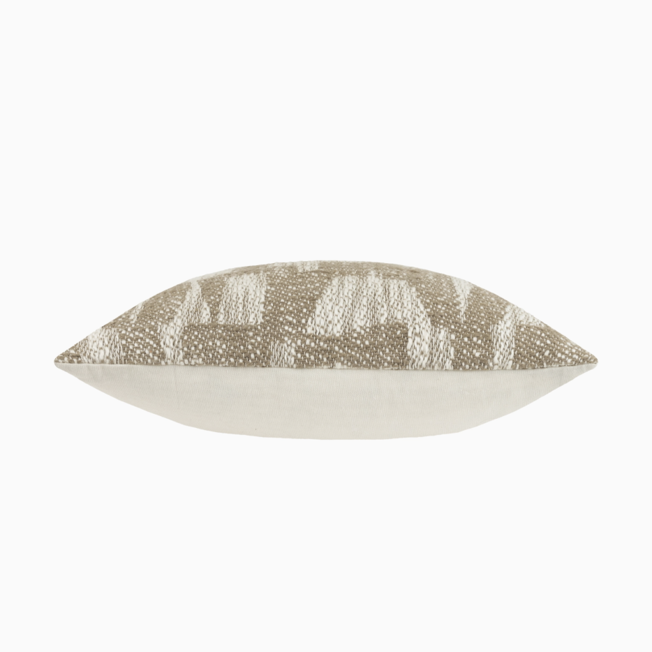 OLA TAUPE - Coussin carré 45x45 cm en coton