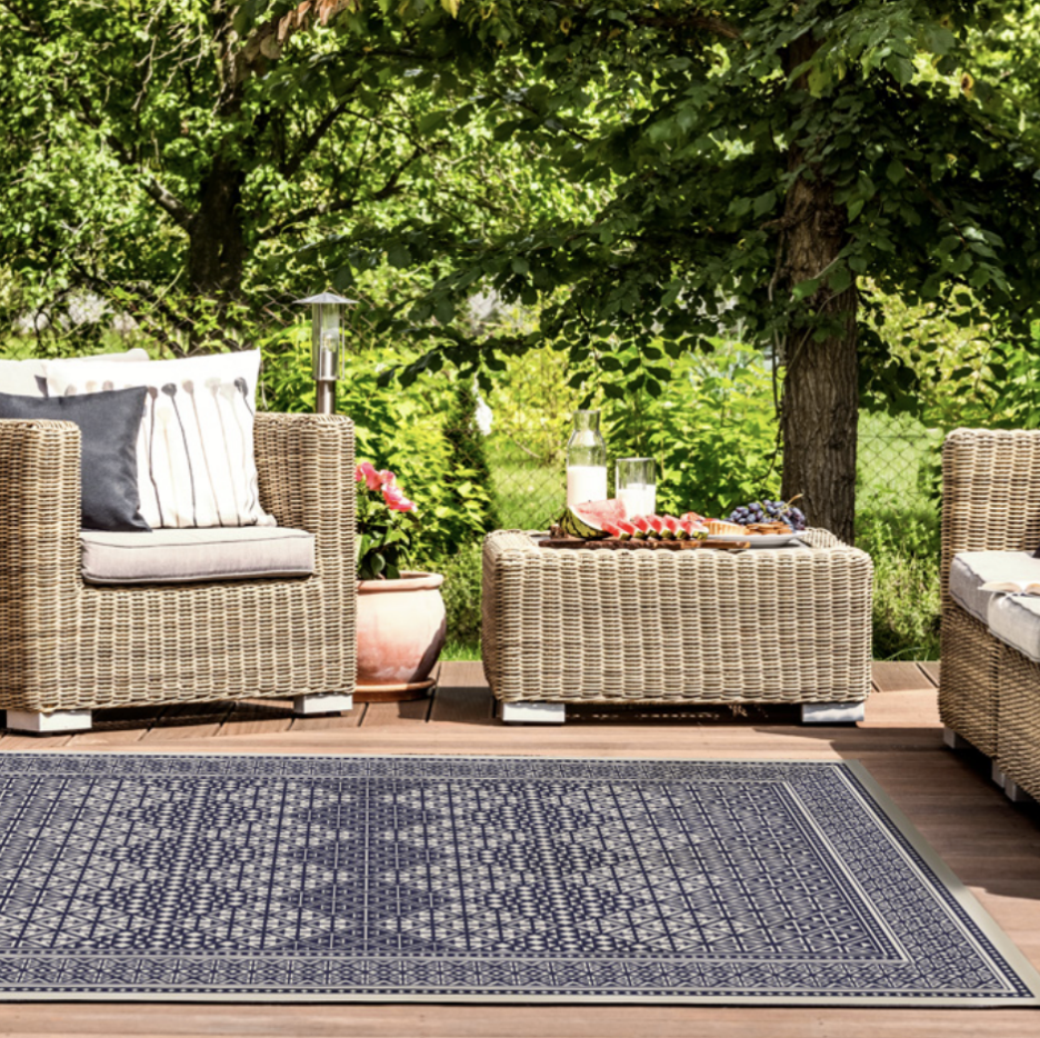 Tapis Triangle Denim