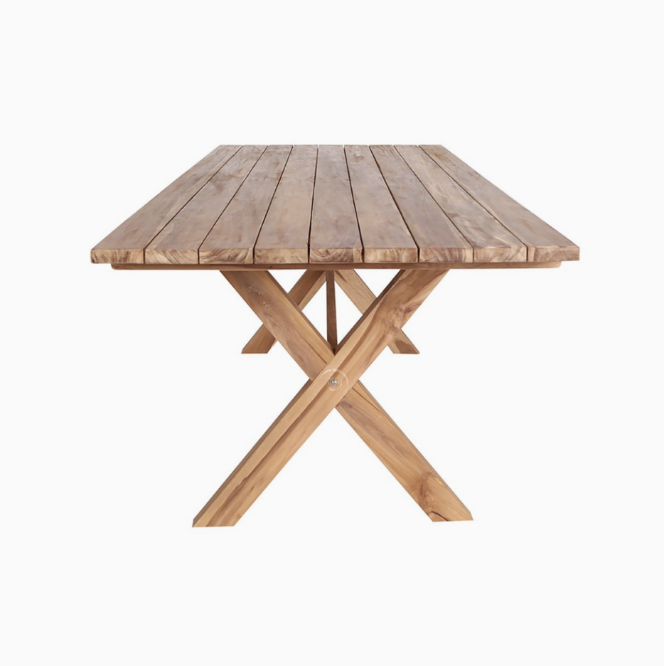 MURCIA - Table de salle à manger en teck recyclé