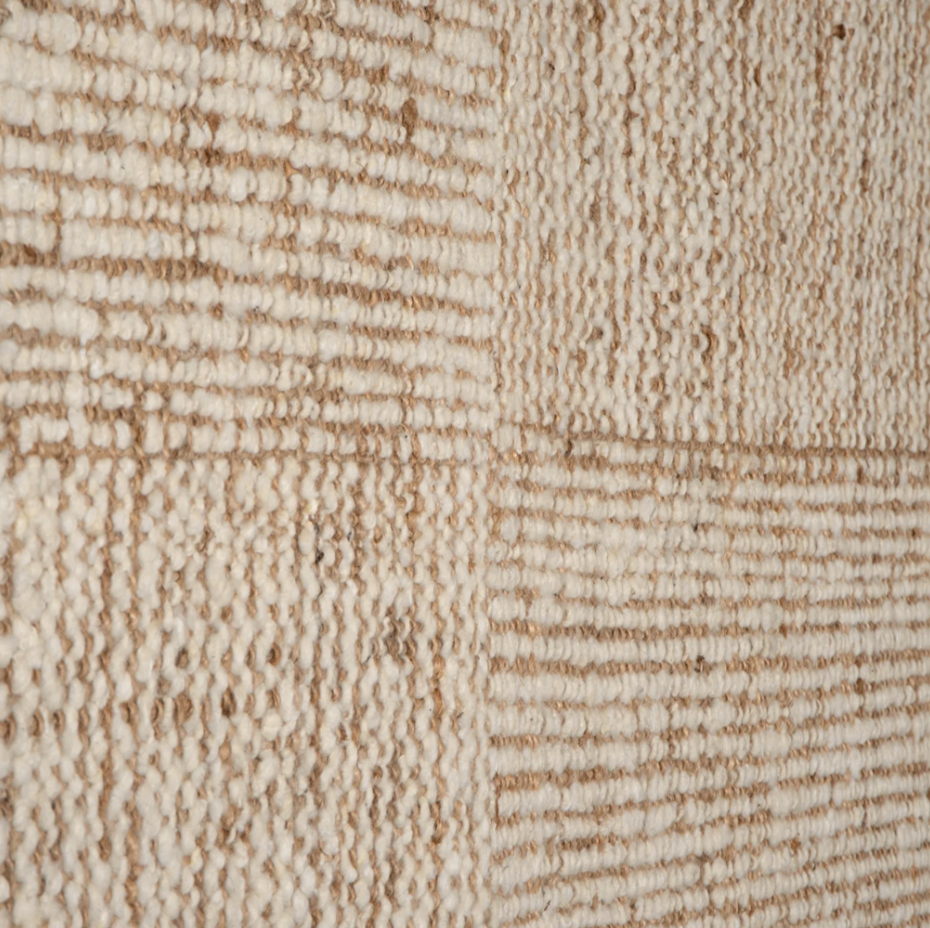 WANAKA - Tapis en jute et laine tissé à la main (200x300)