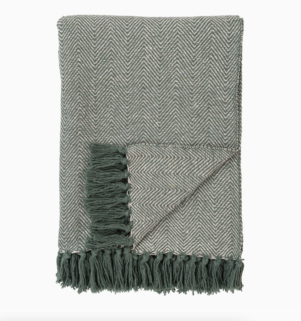 CORT - Plaid vert et blanc