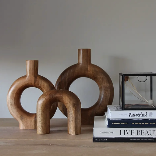 YOGI - Petit vase en bois de manguier