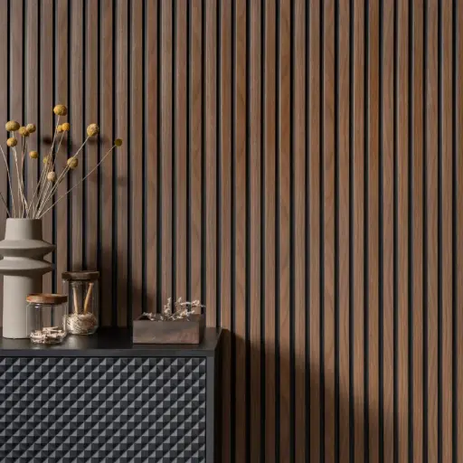 MODERATO DARK BROWN - Parement mural Waterproof - Prix à la boite (1,70m²)