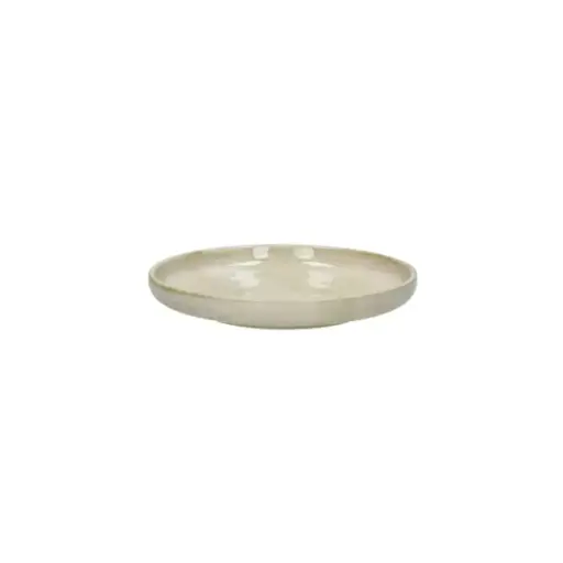 NOUGAT - Assiette à apéritif en porcelaine beige