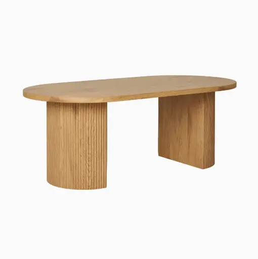BOAVISTA - Table basse en mélaminé naturel 