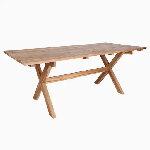 MURCIA - Table de salle à manger en teck recyclé 
