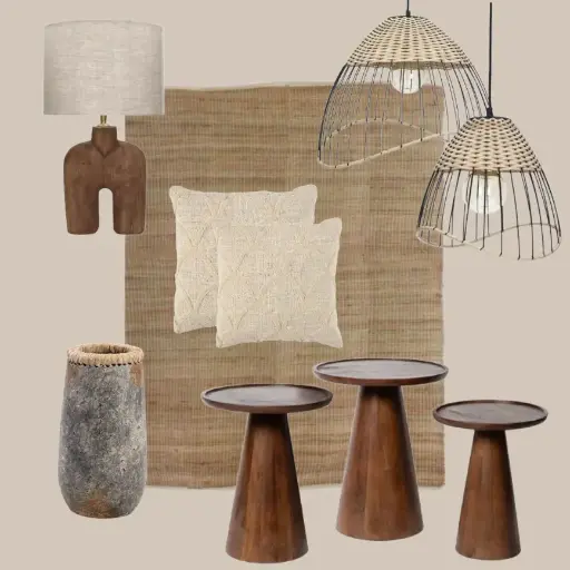 Pack salon Wabi-Sabi : Sérénité & Naturel